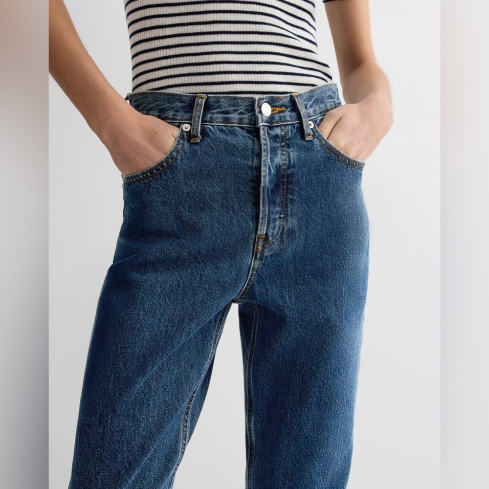 Everlane The 90s Cheeky Jean - Deep Atlantic - Size 23 - Picture 3 of 9